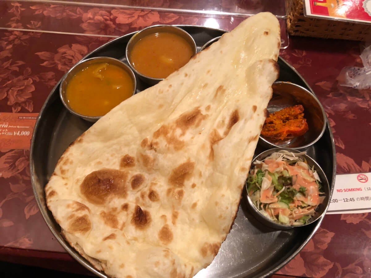 インドレストラン ミラでランチ 北新地 梅田 つなよしブログ